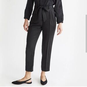 Vetta Capsule The High Waist Pant Black Size 4 Belted Cropped Stretch